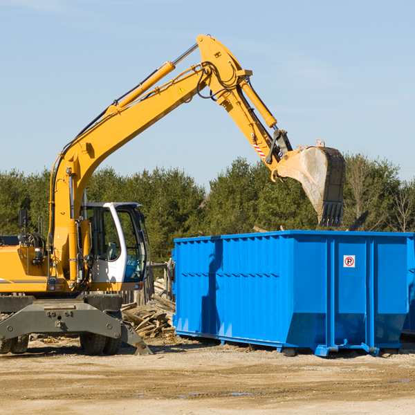 how many times can i have a residential dumpster rental emptied in Yankee Hill Nebraska